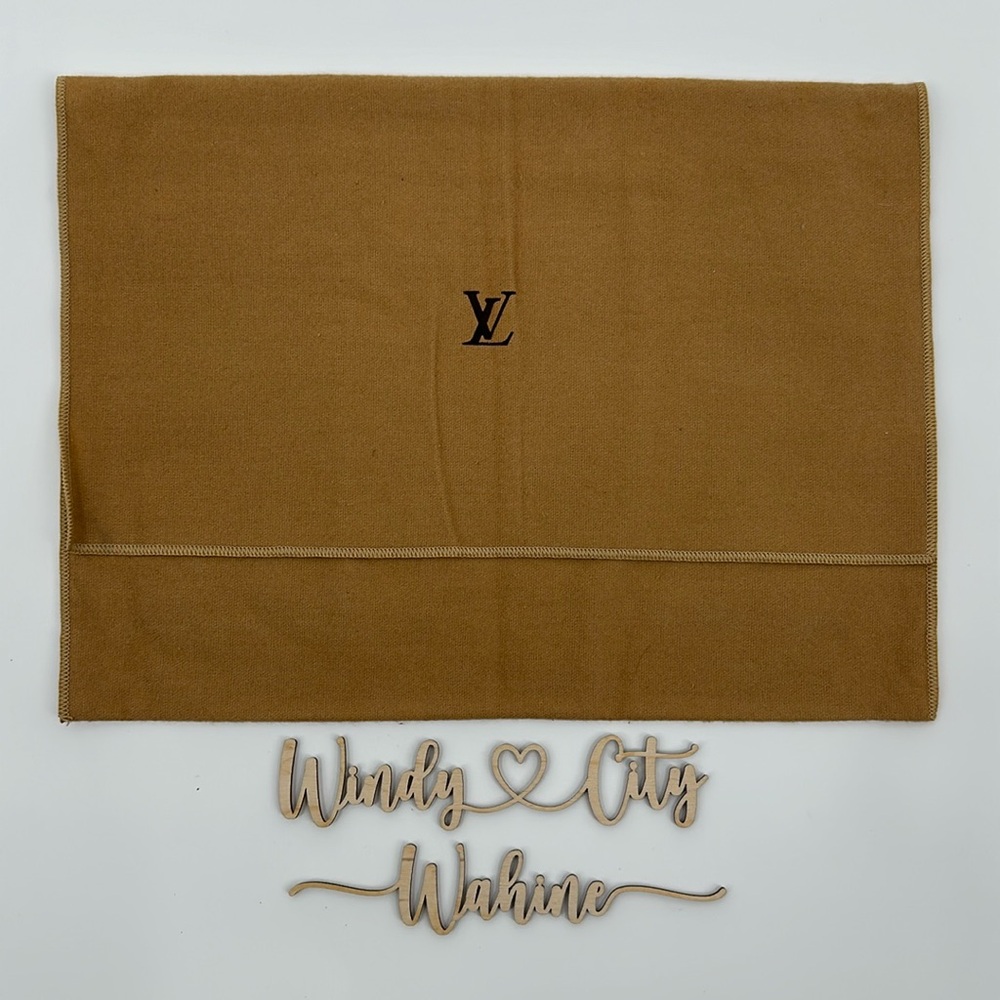 LOUIS VUITTON Vintage Envelope Dust Bag- Medium